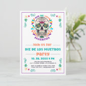 Invitation Vibe Day Of The Dead, Dia De Los Muertos (Debout devant)