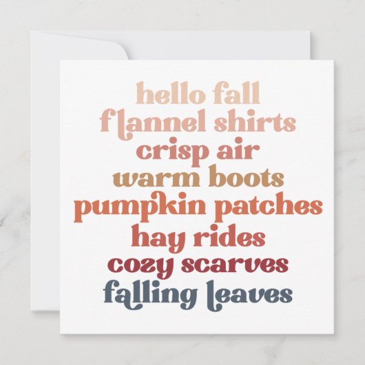 Invitation Vibes De Patch citrouille Seulement Automne Automn (Devant)