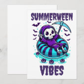 Invitation Vibes de Summerween – Faucheur détendu (Devant / Derrière)