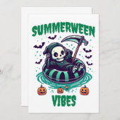 Invitation Vibes de Summerween – Reaper Détendu (Devant / Derrière)