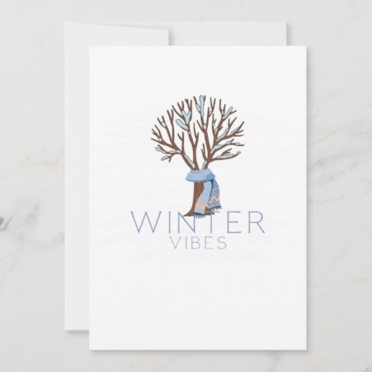 Invitation Vibes d'hiver (Devant)