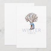 Invitation Vibes d'hiver (Devant / Derrière)
