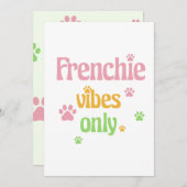 Invitation Vibes françaises uniquement (Devant / Derrière)