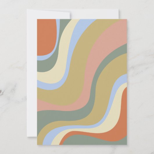 Invitation Vibes Grad Rétro Seulement Parti de Graduation (Dos)