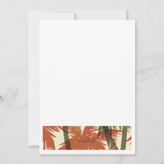 Invitation Vibes Plage (Dos)