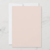 Invitation Vibes rétro simples | Vieux Mariage Décontracté Ro (Dos)