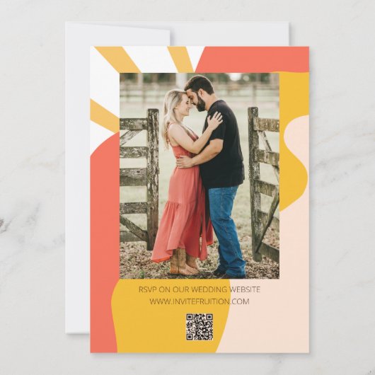 Invitation Vibes rétro super Vintage (Dos)