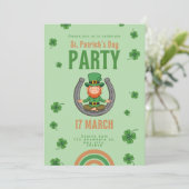 Invitation Vibes Vertes Chanceuses (Debout devant)