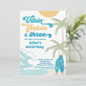 Invitation Vibin' Thrivin' & Trois Retro Surf Beach Anniversa (Debout devant)