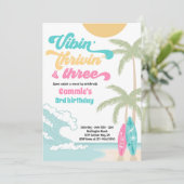 Invitation Vibin' Thrivin' & Trois Retro Surf Beach Anniversa (Debout devant)