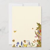 Invitation Vibrance d'automne (Dos)