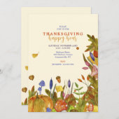 Invitation Vibrance d'automne (Devant / Derrière)