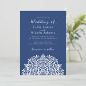Invitation Vibrant Floral Fragrance Delight Mandala Wedding (Debout devant)