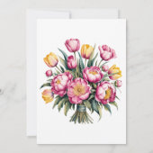 Invitation Vibrant Floral Harmony Bachelorette Party (Dos)