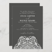 Invitation Vibrant Mexican Fiesta Rainbow Mandala Wedding (Devant / Derrière)