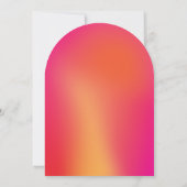 Invitation Vibrant Modèle de l'invitation du 16e anniversaire (Dos)