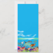 Invitation Vibrant Ningaloo Coral Reef Inspiré (Dos)