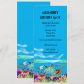 Invitation Vibrant Ningaloo Coral Reef Inspiré (Devant / Derrière)