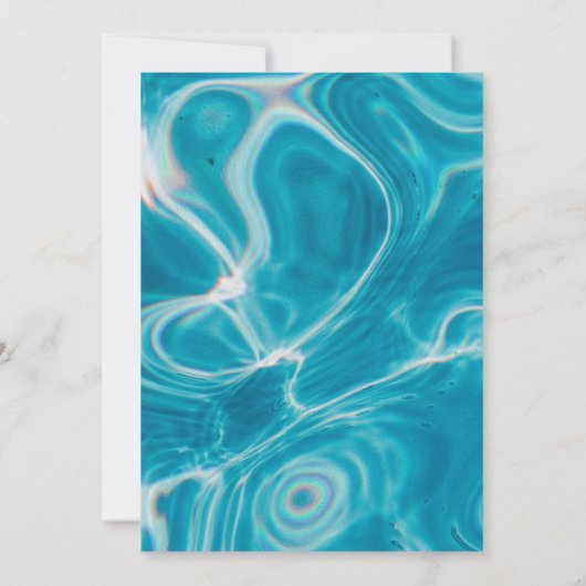 Invitation Vibrant Tropical Anniversaire (Dos)