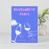 Invitation vibrante de week-end pour la future mar (Debout devant)