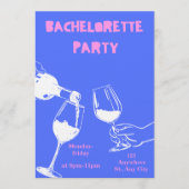 Invitation vibrante de week-end pour la future mar (Devant)