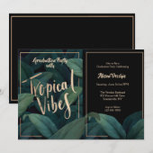 Invitation Vibrations Tropicales (Devant / Derrière)