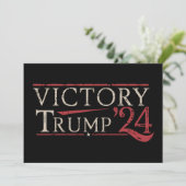 Invitation Victoire Trump 24 Président républicain 47 USA (Debout devant)