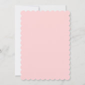 Invitation Victorian Angels Rougissent Rose (Dos)