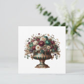 Invitation Victorian Bavaria Floral Vase (Debout devant)