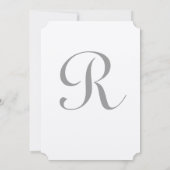 Invitation Victorian Bird Cage Rose & Black Wedding Invitatio (Dos)