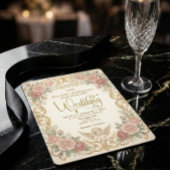 Invitation Victorian Cherub & Rococo Floral Frame Wedding