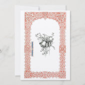 Invitation Victorian Era Celtic Knots Mariage frontalier (Dos)