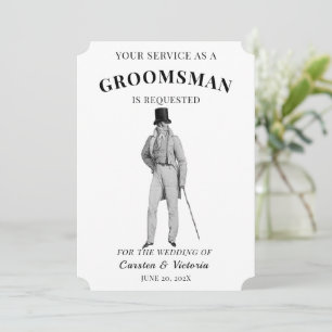 Invitation Victorian Era Vintage Bridesmaitres