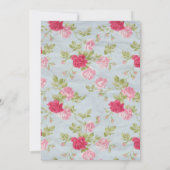 Invitation Victorian Floral Shabby Chic Party (Dos)