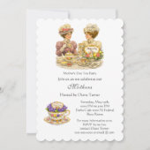 Invitation Victorian Mother's Day Tea  Party       (Devant)