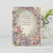 Invitation Victorian Royal Elegance Mariage (Debout devant)