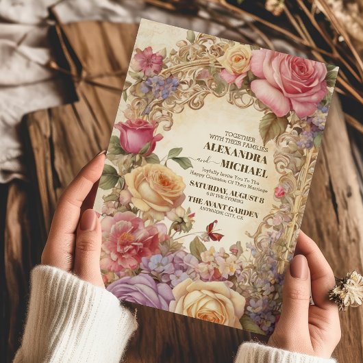 Invitation Victorian Royal Elegance Mariage