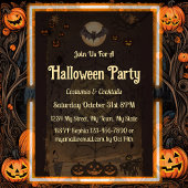 Invitation Victorian Witchcraft Adulte halloween vintage Part