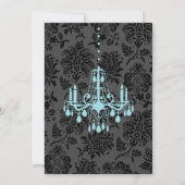 Invitation victorien de Fête de la mariée de (Dos)