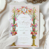 Invitation Victorien vintage Enregistrer la date
