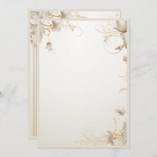 Invitation vide (Devant / Derrière)