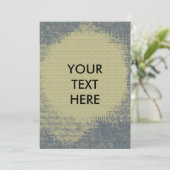 Invitation vide Abstraite de la substance (Debout devant)