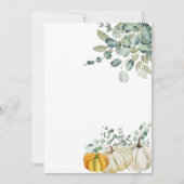 Invitation Vide Ajoutez Votre Propre Citrouille Automne Orang (Devant)