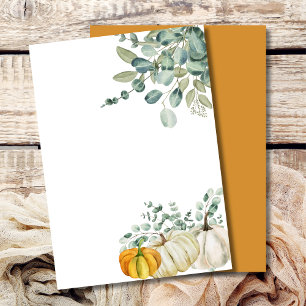 Invitation Vide Ajoutez Votre Propre Citrouille de l'Automne