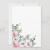 Invitation Vide Ajoutez votre propre message magnolia blush b (Devant)