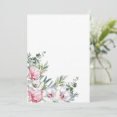 Invitation Vide Ajoutez votre propre message magnolia blush b (Debout devant)