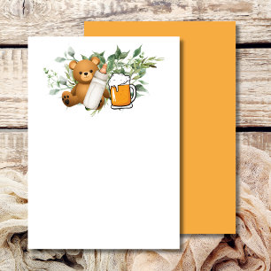 Invitation Vide Ajoutez votre propre texte un bébé est en pré