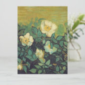 Invitation vide, Van Gogh Wild Roses (Debout devant)