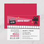 Invitation Vidéo de la nuit d'anniversaire de l'action de la  (Devant / Derrière)