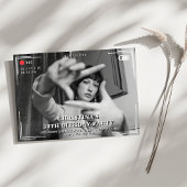 Invitation Vidéo Photo 30e fête d'anniversaire